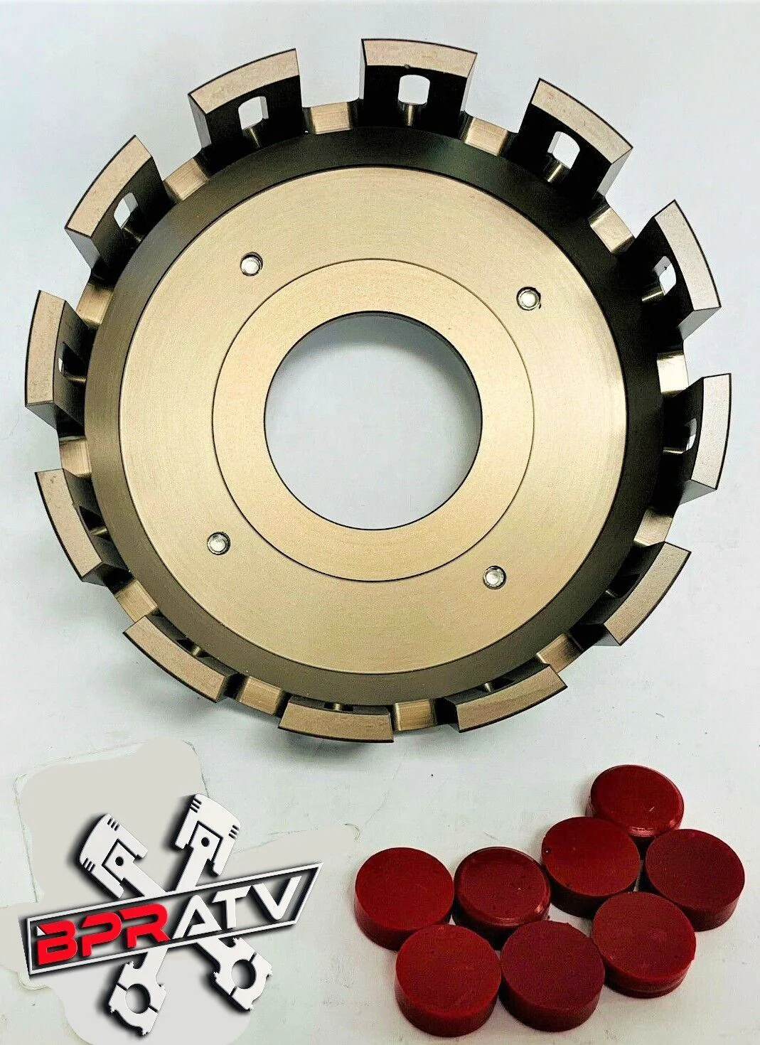Banshee 350 Billet CNC Clutch Basket Heavy Duty Cushions Cushion Set Heavy Duty