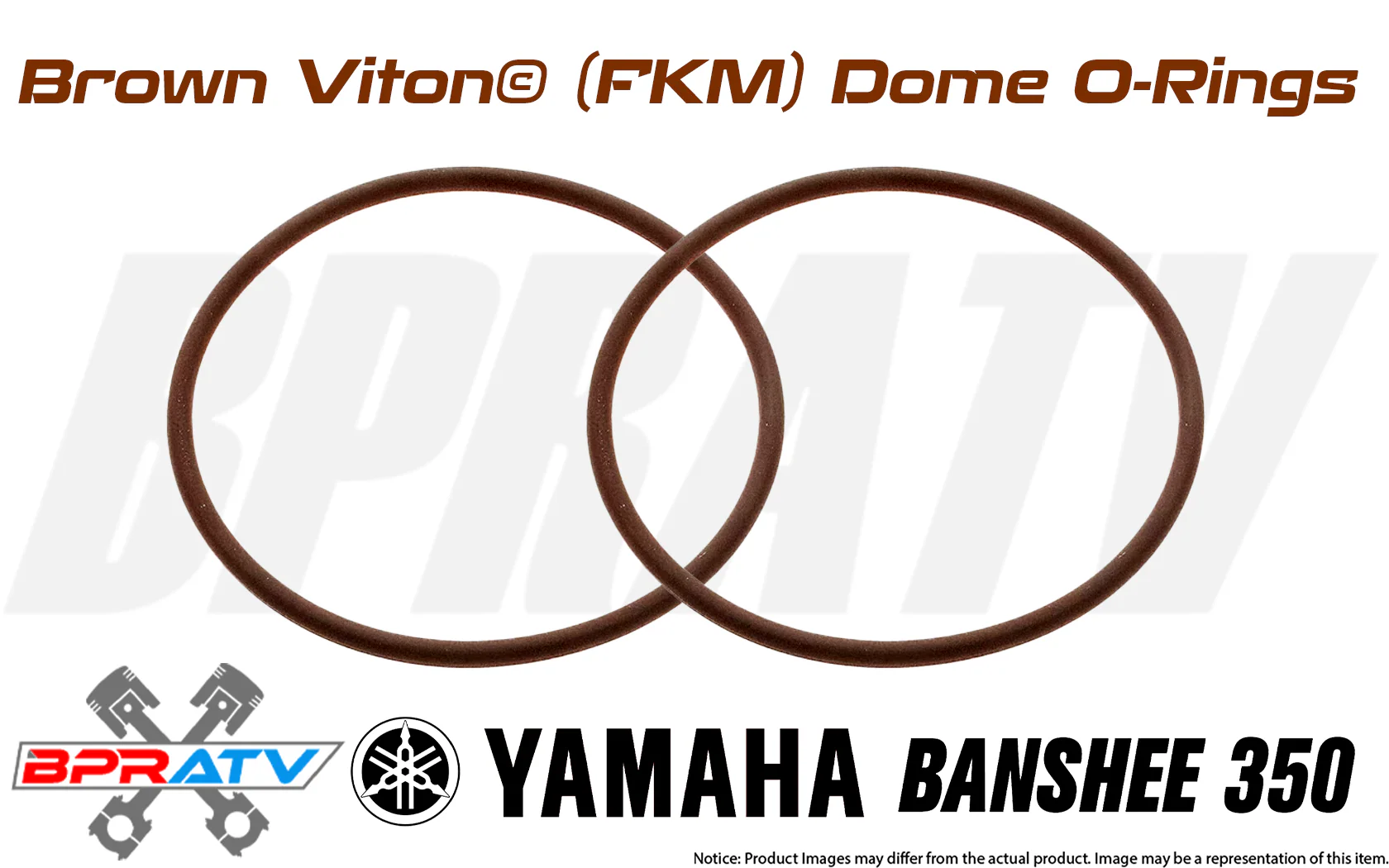 Banshee 350 Chariot Performance Head Domes Orings O-rings BROWN VITON O-Ring Kit - Image 2