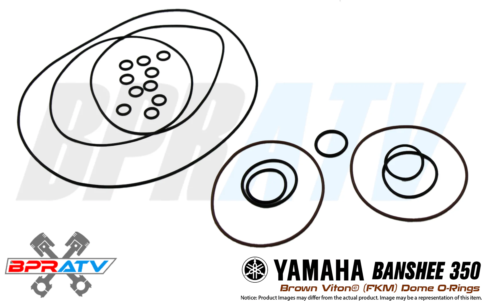 Banshee 350 Cool Head Vortech Chariot Orings O-rings BROWN VITON Dome O-Ring Kit - Image 14