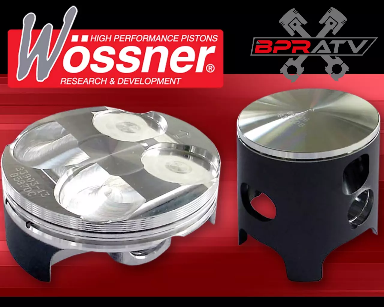Banshee 421 Cub Serval Athena 68m Big Bore Stroker Wossner Forged Coated Pistons - Image 11