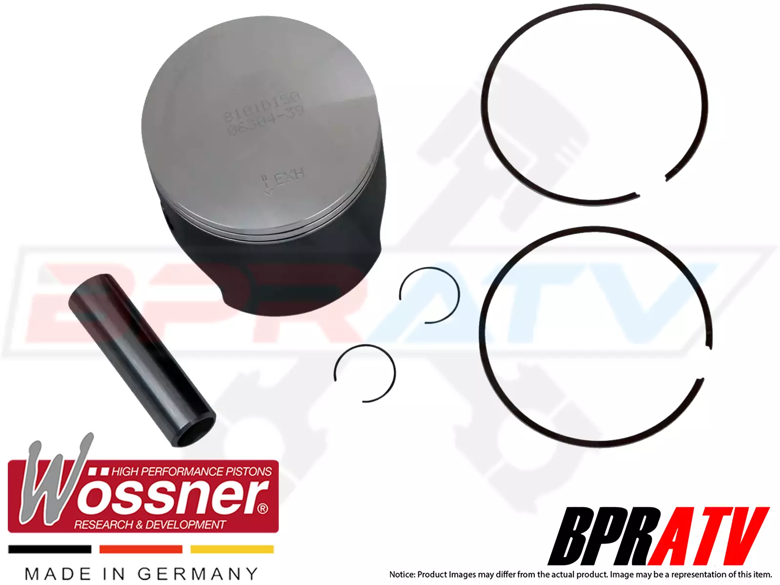 Banshee 421 Cub Serval Athena 68m Big Bore Stroker Wossner Forged Coated Pistons - Image 6