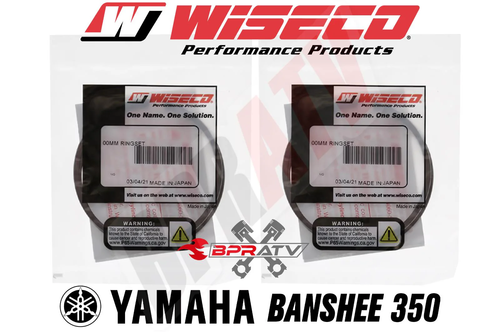Banshee 421cc Serval Cub Pistons Wiseco 573 Series 68mm Forged Piston Set +4 MIL - Image 17