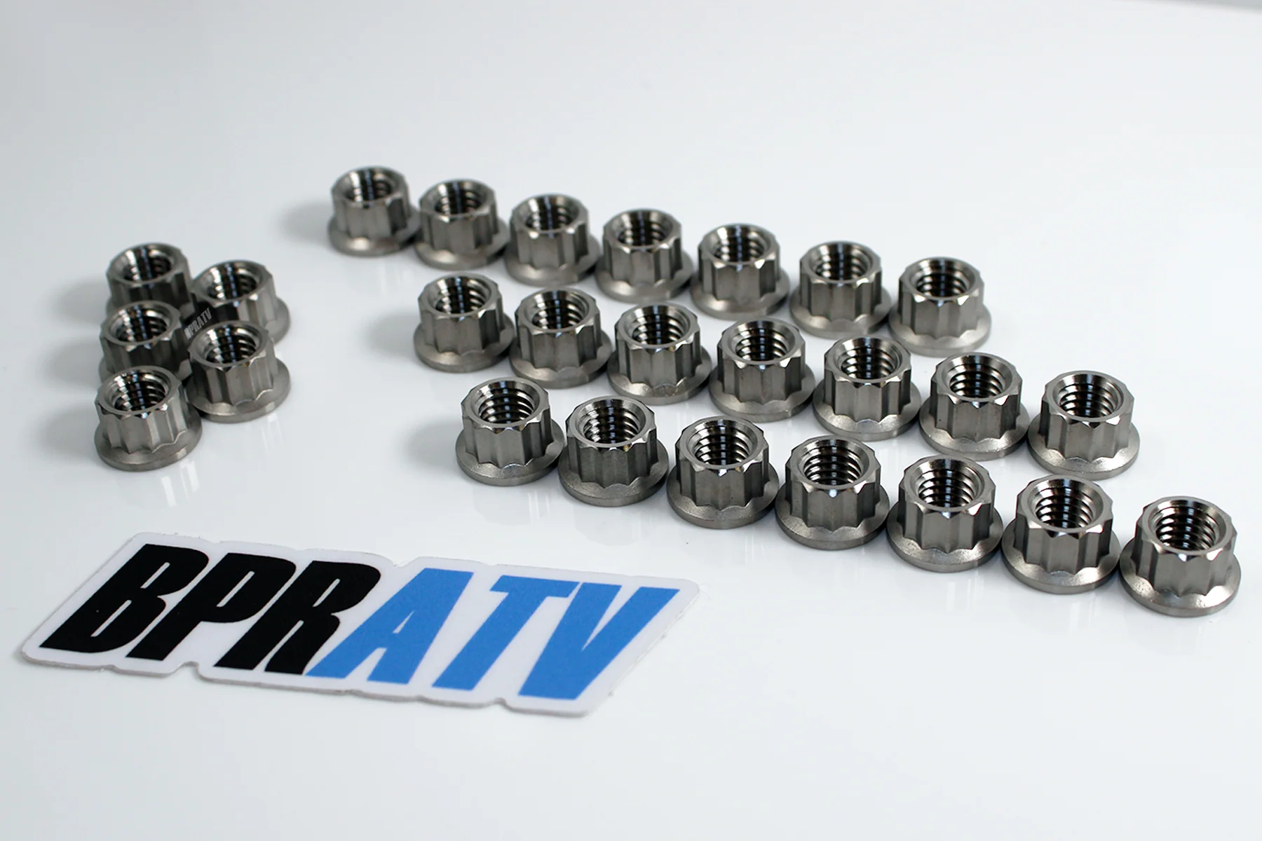 Banshee 472 496 CUB TITANIUM Nuts Stud Nut Kit Crank Case Cylinder Head Nuts Set - Image 17
