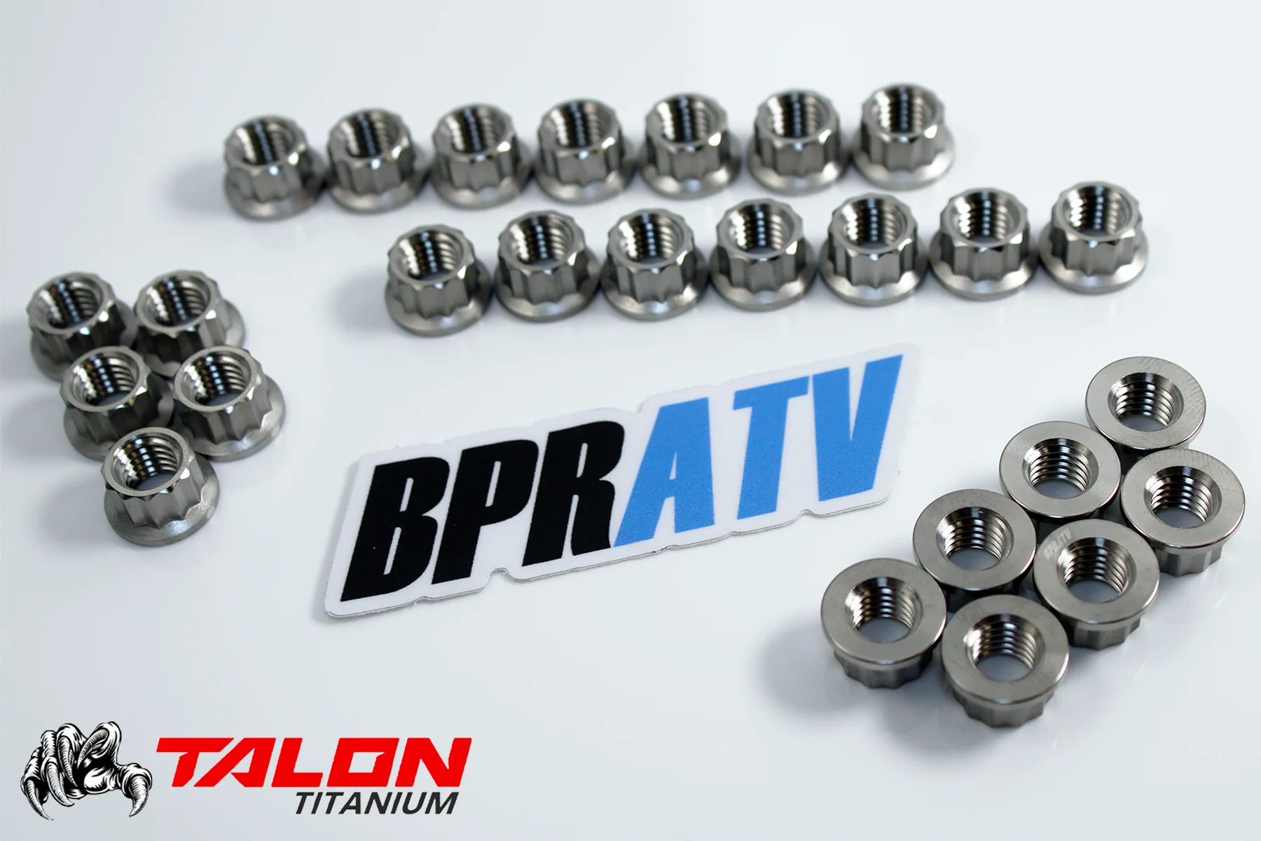 Banshee 472 496 CUB TITANIUM Nuts Stud Nut Kit Crank Case Cylinder Head Nuts Set - Image 2