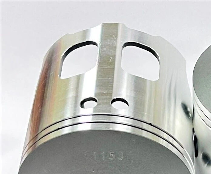 Banshee 521 Super Cub Pistons 72mm 10mm Cub Wiseco Racer Elite Coated Piston Set - Image 3