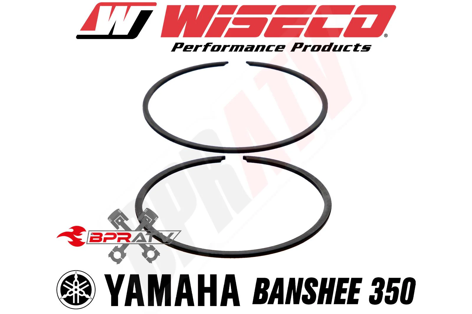 Banshee 66mm +4mm Stroker Pistons Wiseco 66mm Long Rod 795 573 Forged Piston Set - Image 10