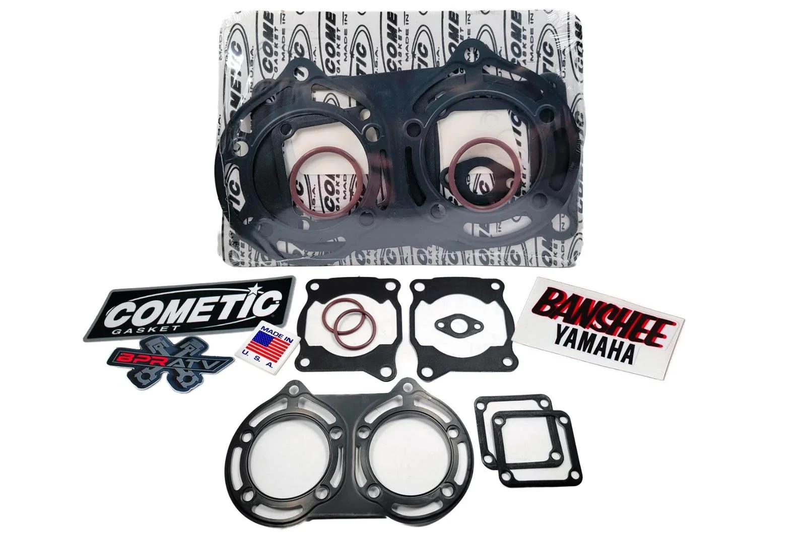 Yamaha Banshee 66 Cylinder Top End Kit ProX Piston Pro-X Bearings Cometic Gasket - Image 6