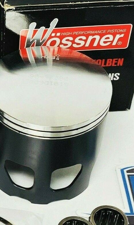 Banshee 66mm Big Bore Pistons Wossner +2 .080 Over Piston Set Top End Gasket Kit - Image 2
