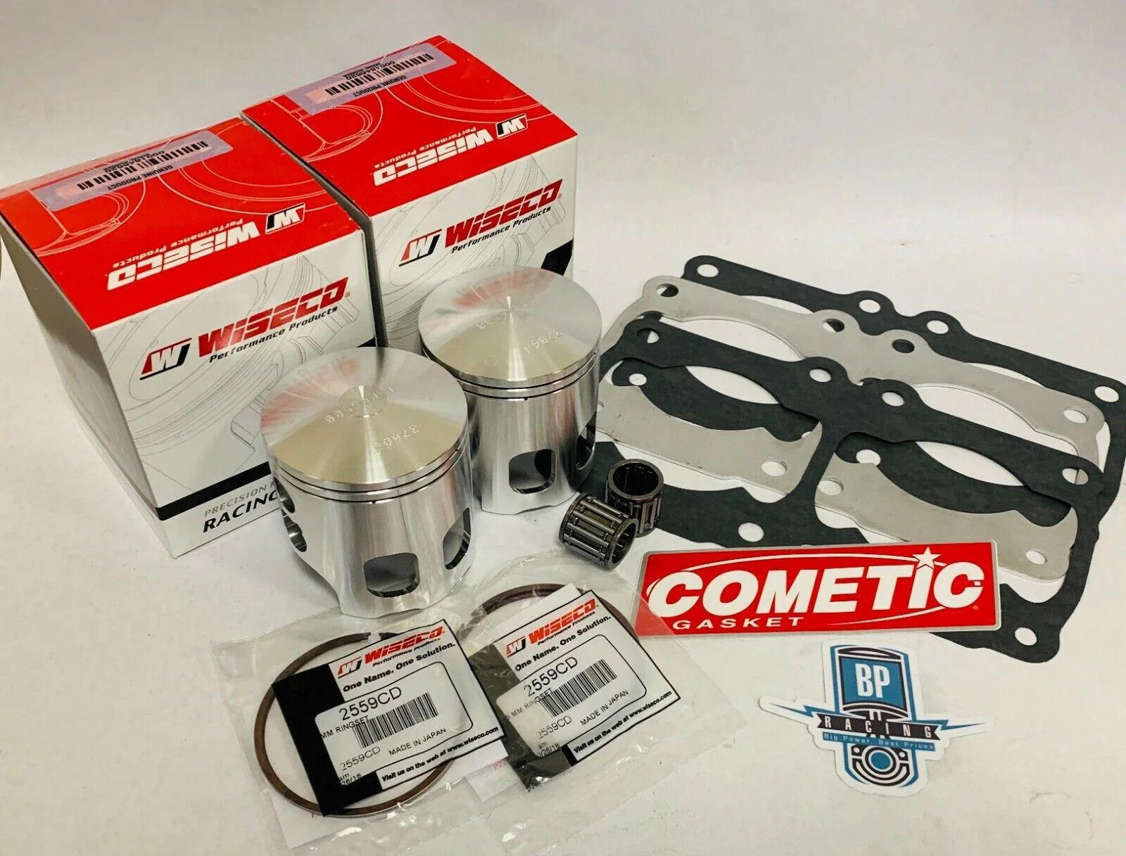 Banshee 66mm Wiseco Cometic Top End Stroker Spacer Kit for +4mm Hot Rods Crank