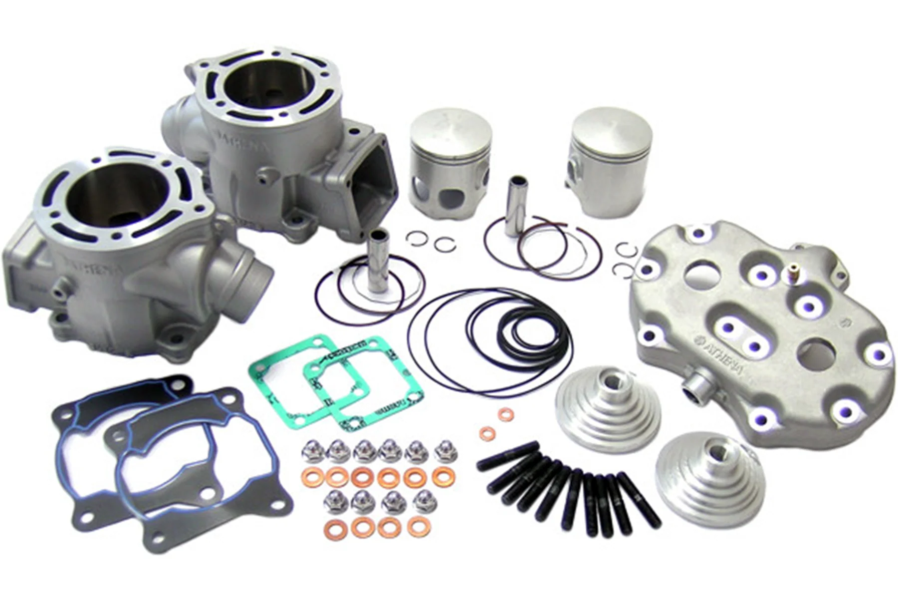 Banshee Athena 68 Big Bore Cylinders Piston Kit Wiseco Crank Bottom End Rebuild - Image 11