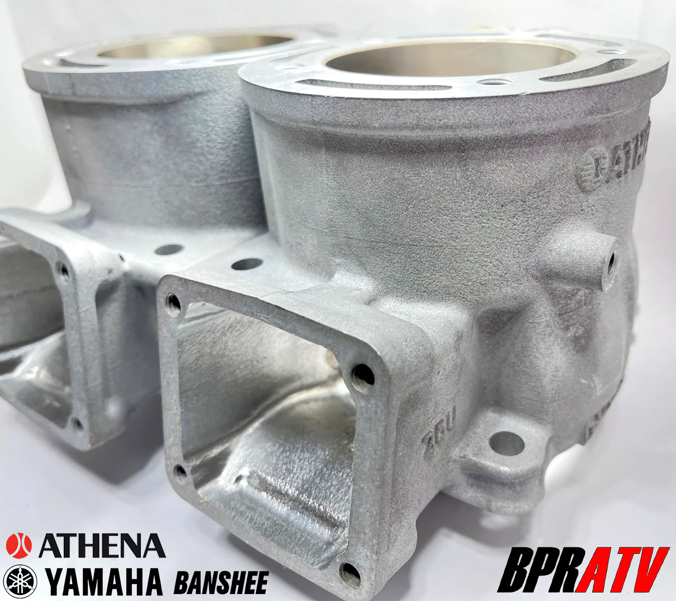 Banshee Athena 68 Big Bore Cylinders Piston Kit Wiseco Crank Bottom End Rebuild - Image 21