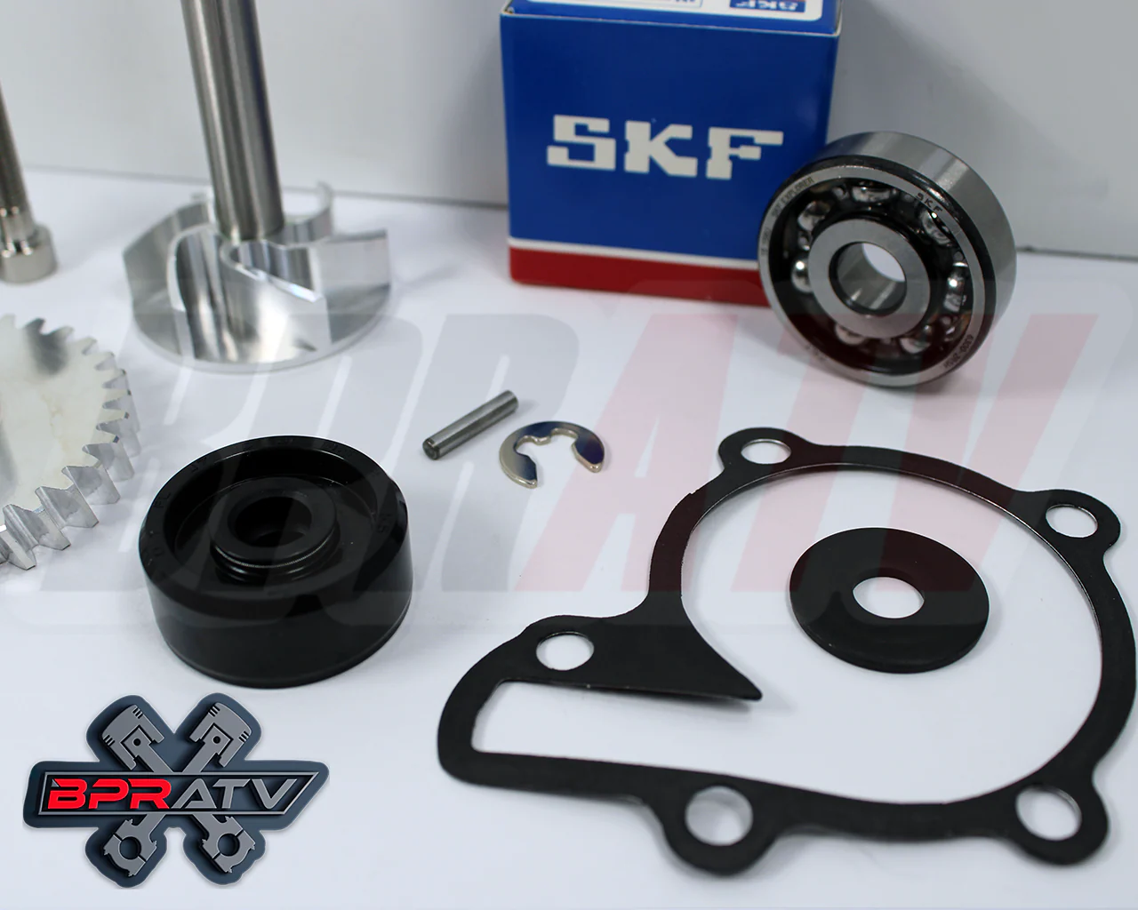 Banshee Billet Water Pump Rebuild Kit & CNC Titanium Clutch Pusher Upgrade Kit - Image 6