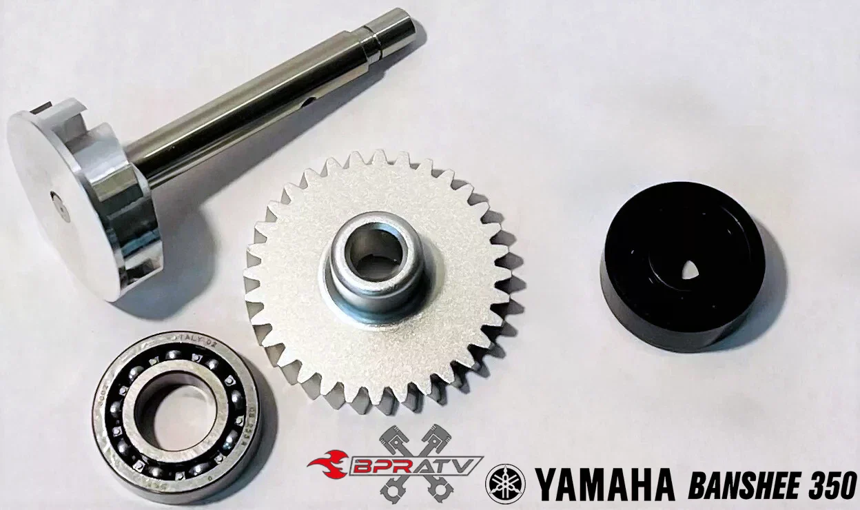 Banshee Clutch Side Water Pump Rebuild Kit Billet Impeller Gear Bearing +Gaskets - Image 3