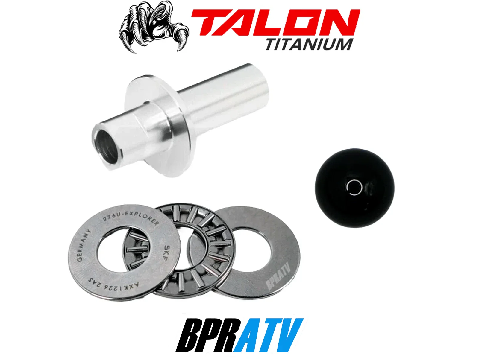 Banshee CNC Clutch Pusher TITANIUM Push Rod 1 SKF Bearing & Hi Temp Ceramic Ball - Image 2