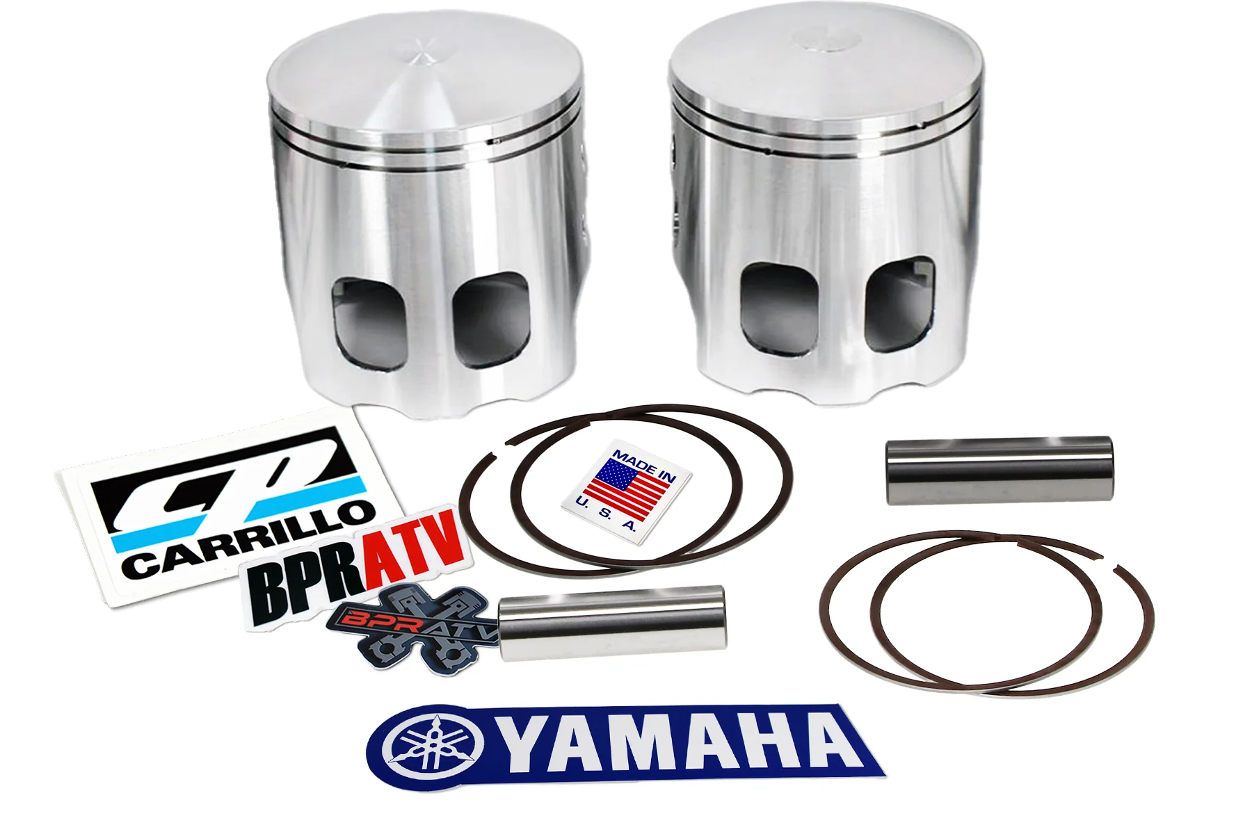 Banshee CP Carrillo Pistons Big Bore 66mm +2 mil Forged CP Piston Set Rings Kit - Image 9