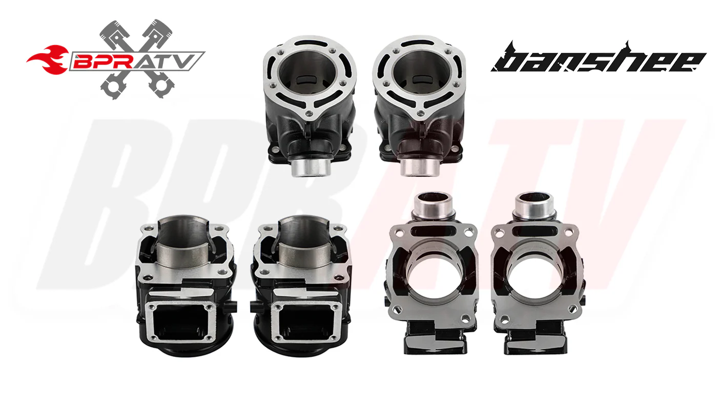 Banshee Cylinders Wiseco Piston Complete Motor Engine Top Bottom End Rebuild Kit - Image 21