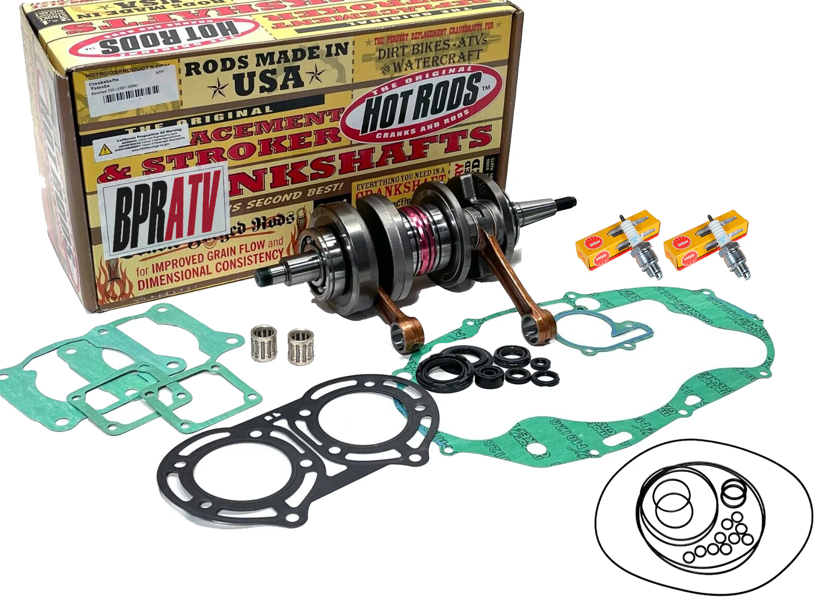 Banshee Hot Rods Hotrods Pro Design OEM Stock Crank Bottom End Rebuild Seal Ring - Image 11