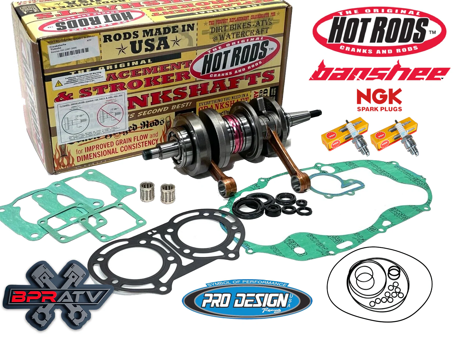 Banshee Hot Rods Hotrods Pro Design OEM Stock Crank Bottom End Rebuild Seal Ring - Image 2