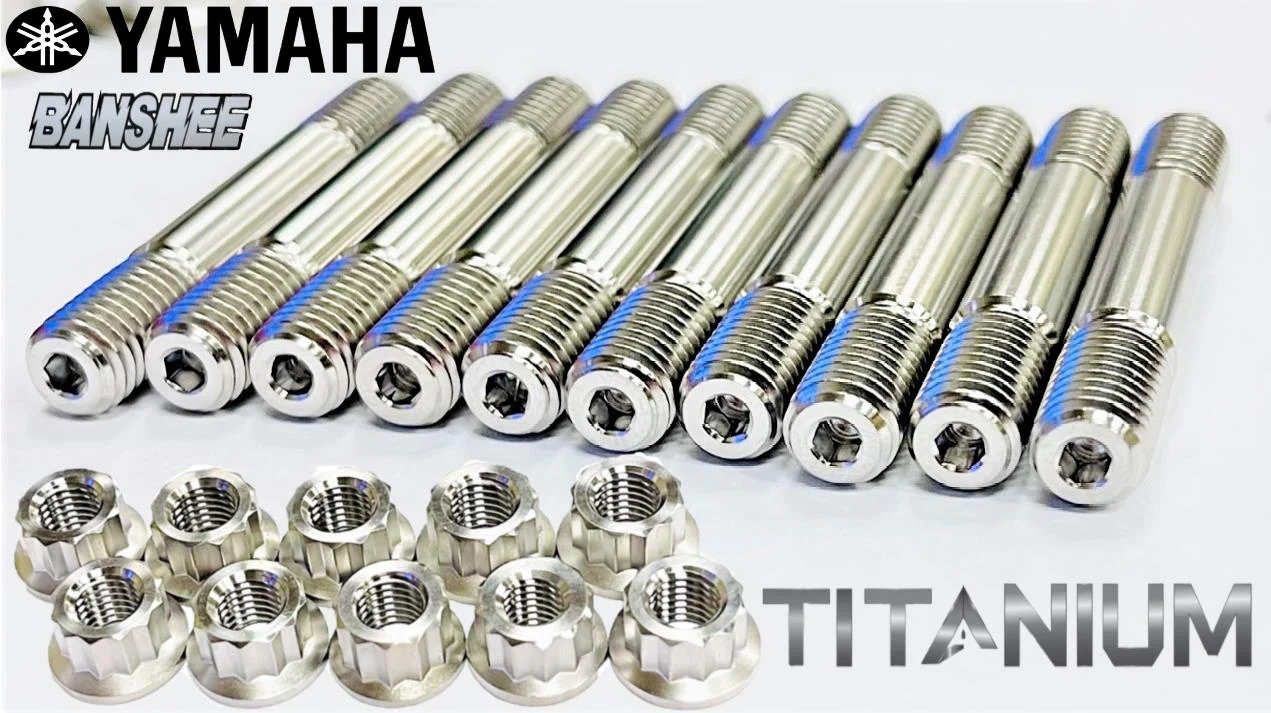 Banshee Pro Design Cool Head Studs Titanium Replacement Cylinder Stud Kit PD909 - Image 2
