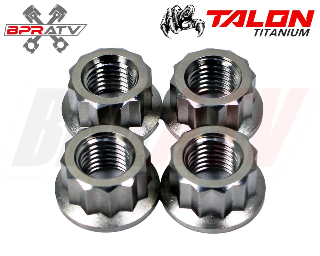 Banshee Stock Head Nuts TITANIUM Replacement Nut Kit For OEM Cylinder Head Nuts - Image 5