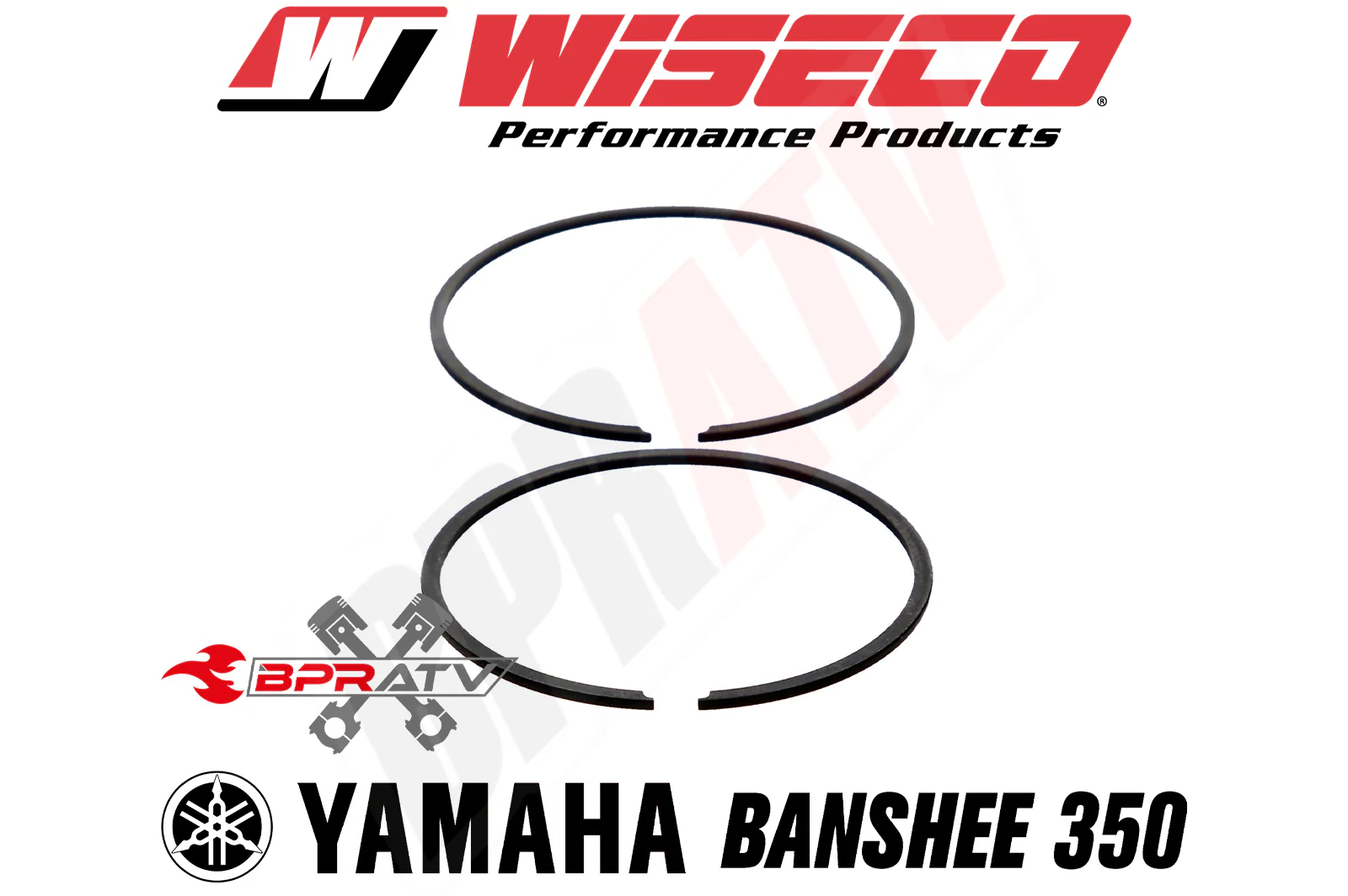 Banshee Stock Standard Bore Rebuild Kit 64mm Cylinders Pistons Top End Parts Kit - Image 15