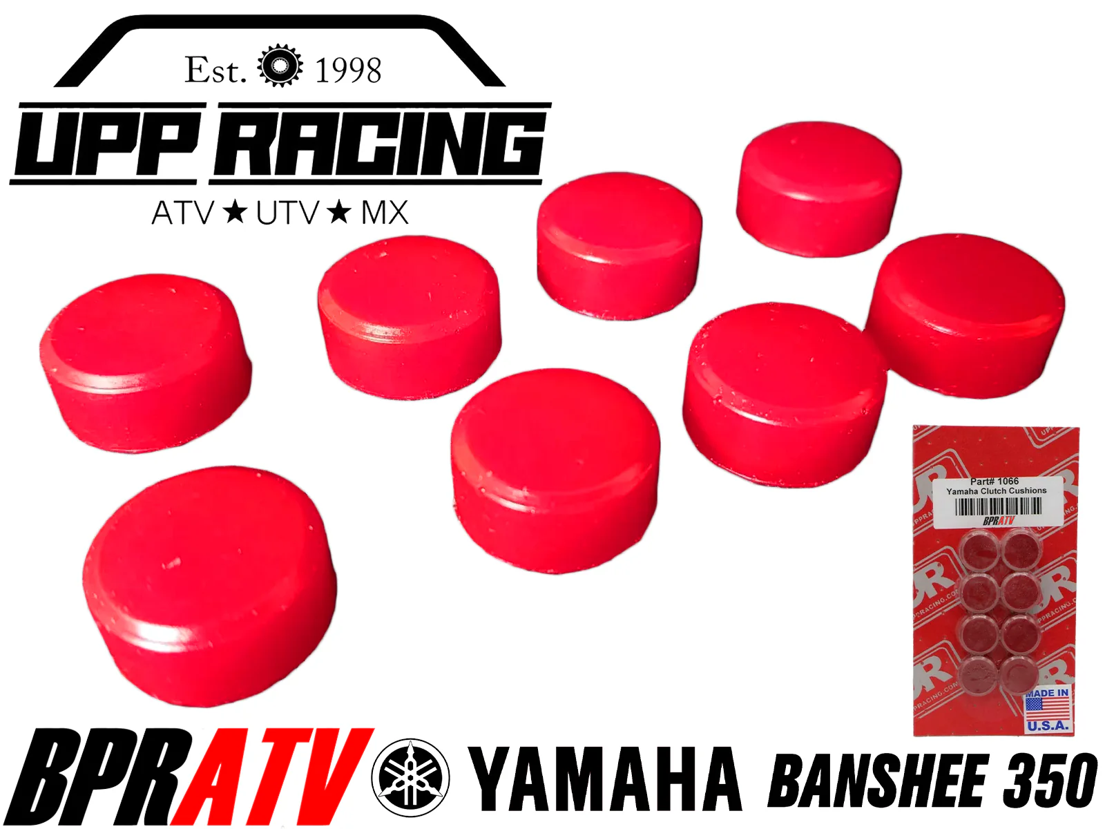Banshee Talon Clutch Kit Heavy Duty Plates Titanium Pusher Bearing Mod Cushions - Image 4