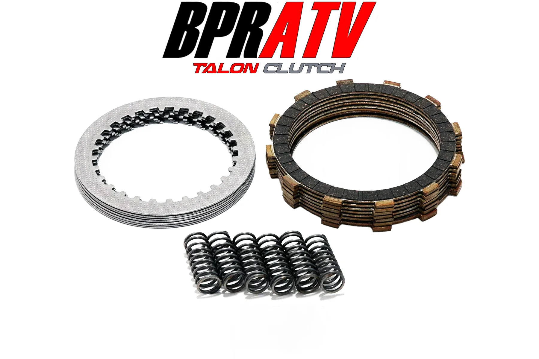 Banshee Talon Clutch Kit Heavy Duty Plates Titanium Pusher Bearing Mod Cushions - Image 8