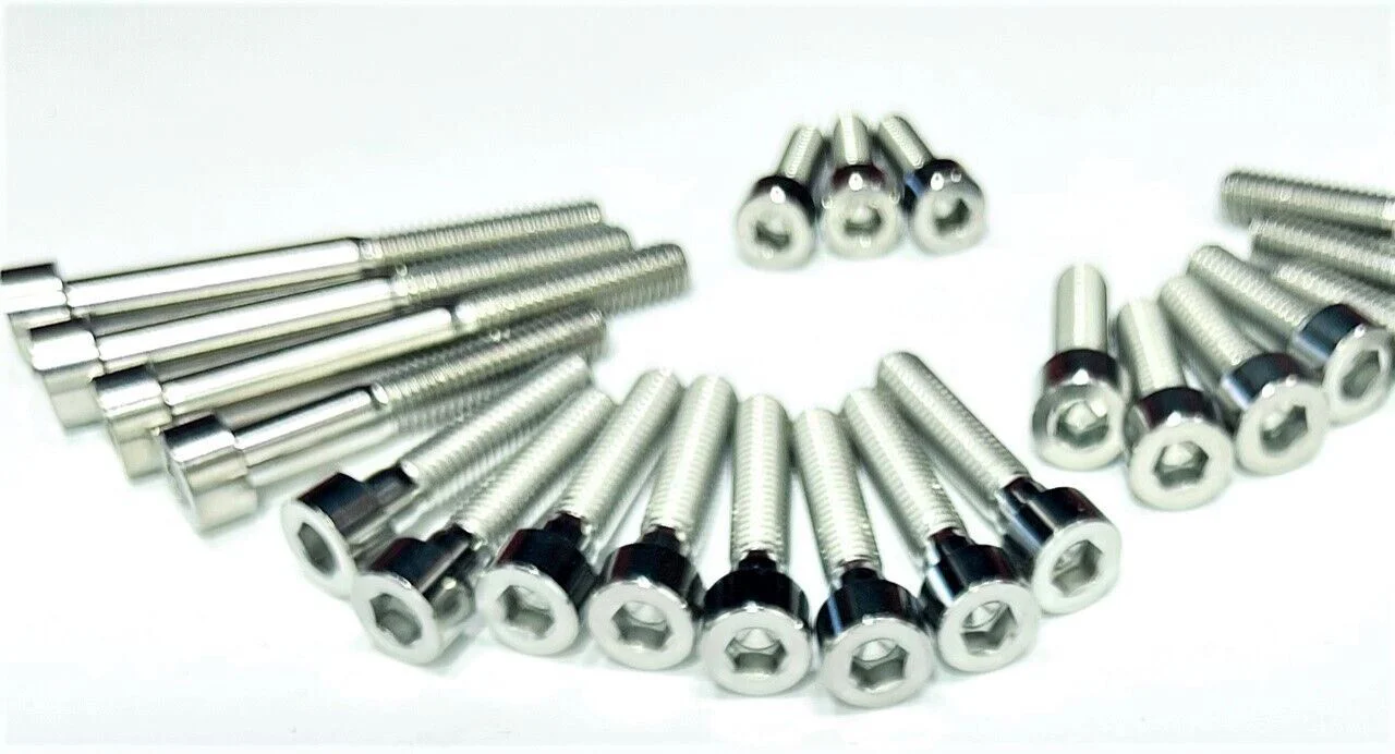 Banshee Titanium Motor Engine Crankcase Studs Bolts Complete Ti Stud Bolt Kit - Image 3