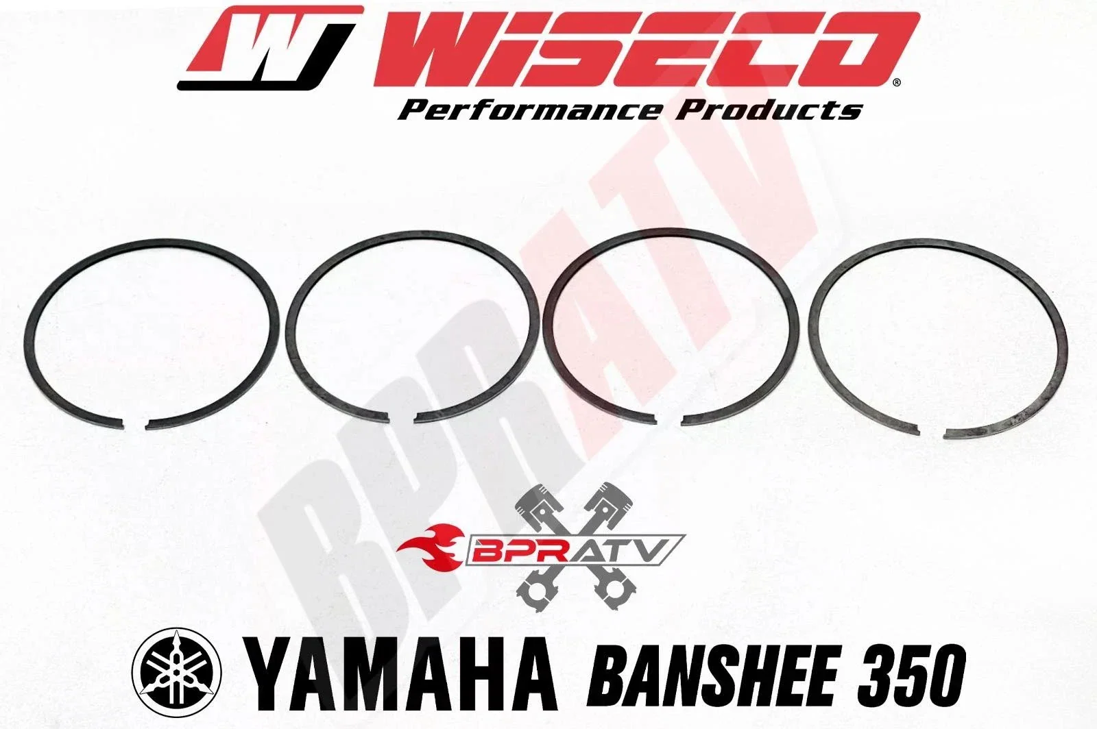 Banshee Wiseco 513M06475 Pistons +.75mm Oversize Pro Lite Forged Piston Set Pair - Image 15