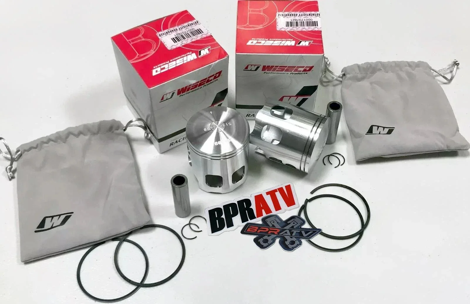 Banshee Wiseco Pistons Piston Set Pair 64mm 64 mil Stock Bore Pro Lite Standard - Image 5