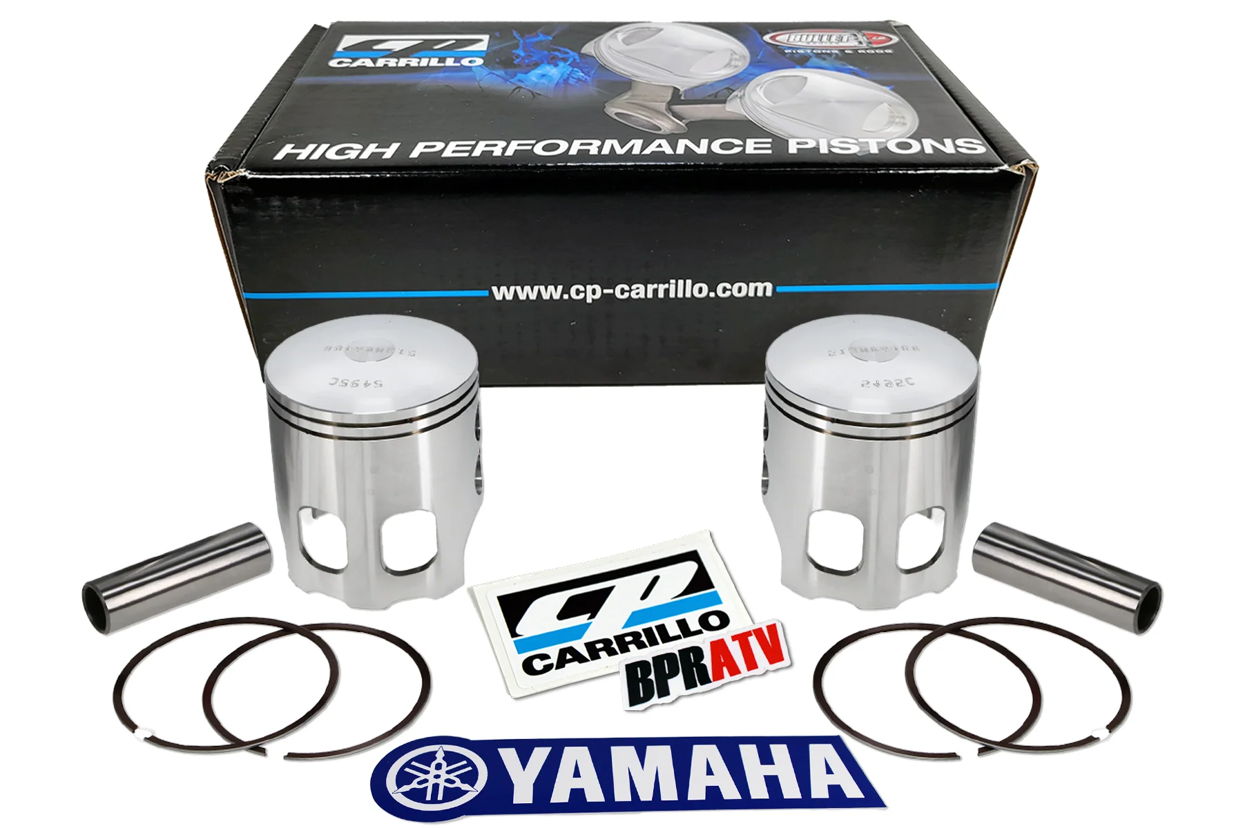 Banshee Yamaha CP-Carrillo 64mm Stock Bore Forged Pistons Kit Race Proven Parts! - Image 17