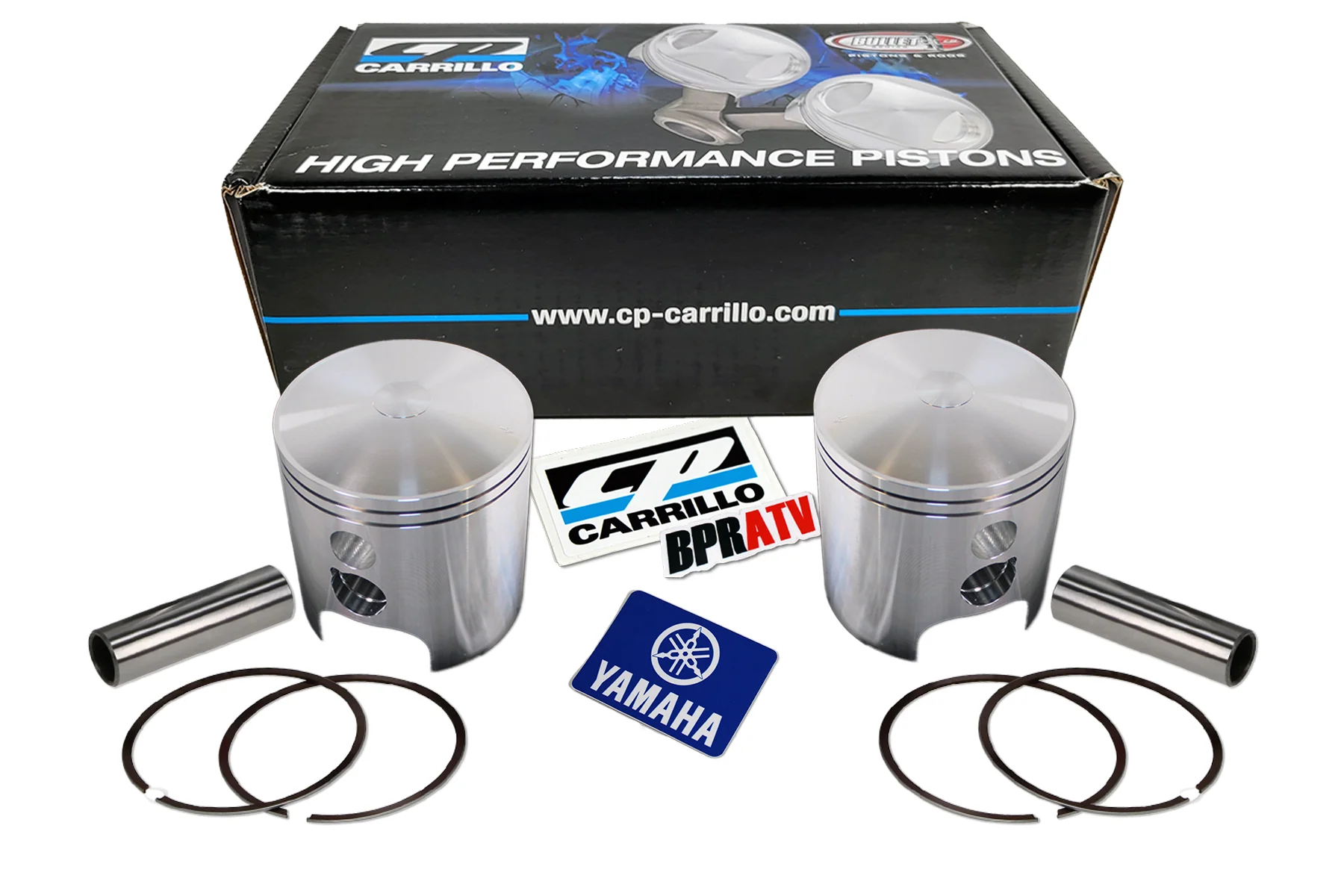 Banshee Yamaha CP-Carrillo 64mm Stock Bore Forged Pistons Kit Race Proven Parts! - Image 6