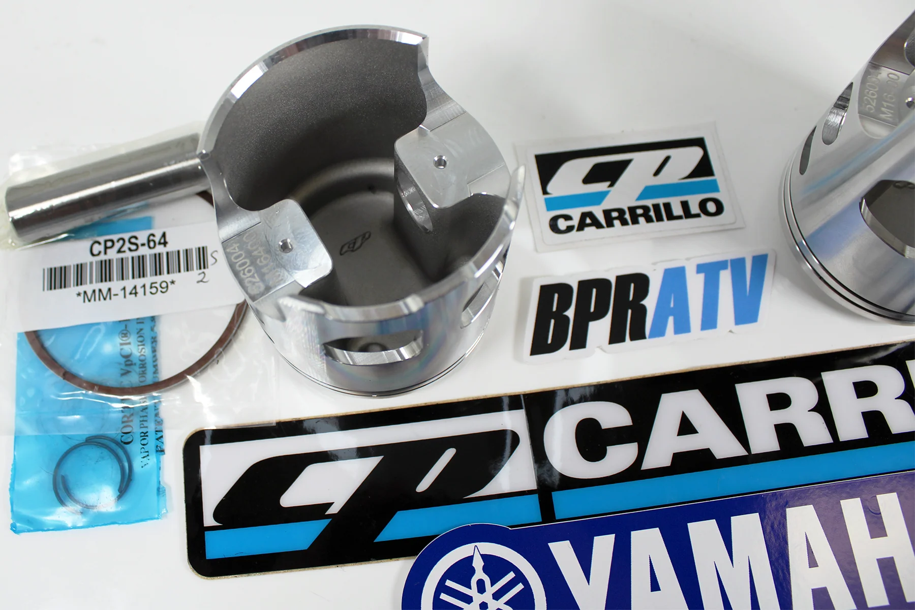 Banshee Yamaha CP-Carrillo 66mm Forged Piston Kit Big Bore High RPM Race Ready - Image 17