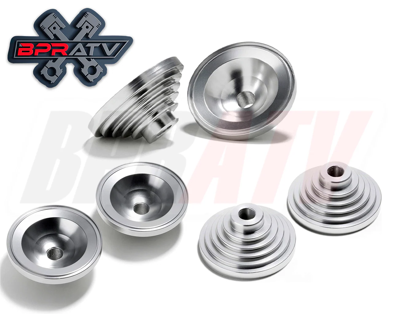 Banshee YFZ 350 64 66mm 4 Mil CUB Pro Design Cool Head 17cc Domes Titanium Nuts - Image 3
