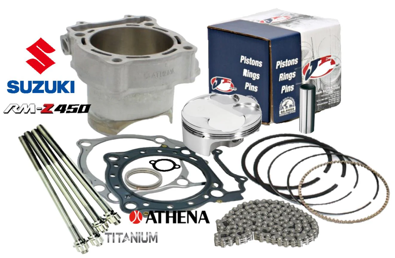 Best 08+ RMZ450 RMZ 450 Athena Big Bore Kit 100mm Cylinder P400510100016 Top End - Image 2