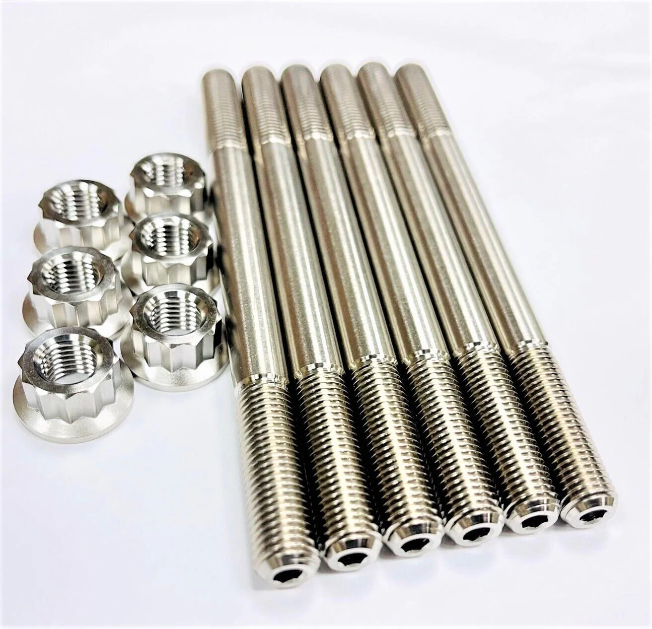 Best General RZR XP 1000 Ti Cylinder Head Studs Strongest TITANIUM Stud Bolt Kit