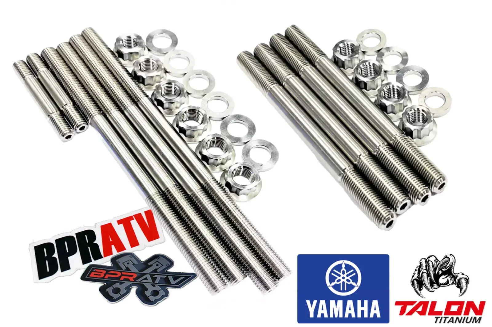 Best Raptor 700 R Cylinder Head Studs Complete TITANIUM Crankcase Head Stud Kit - Image 14