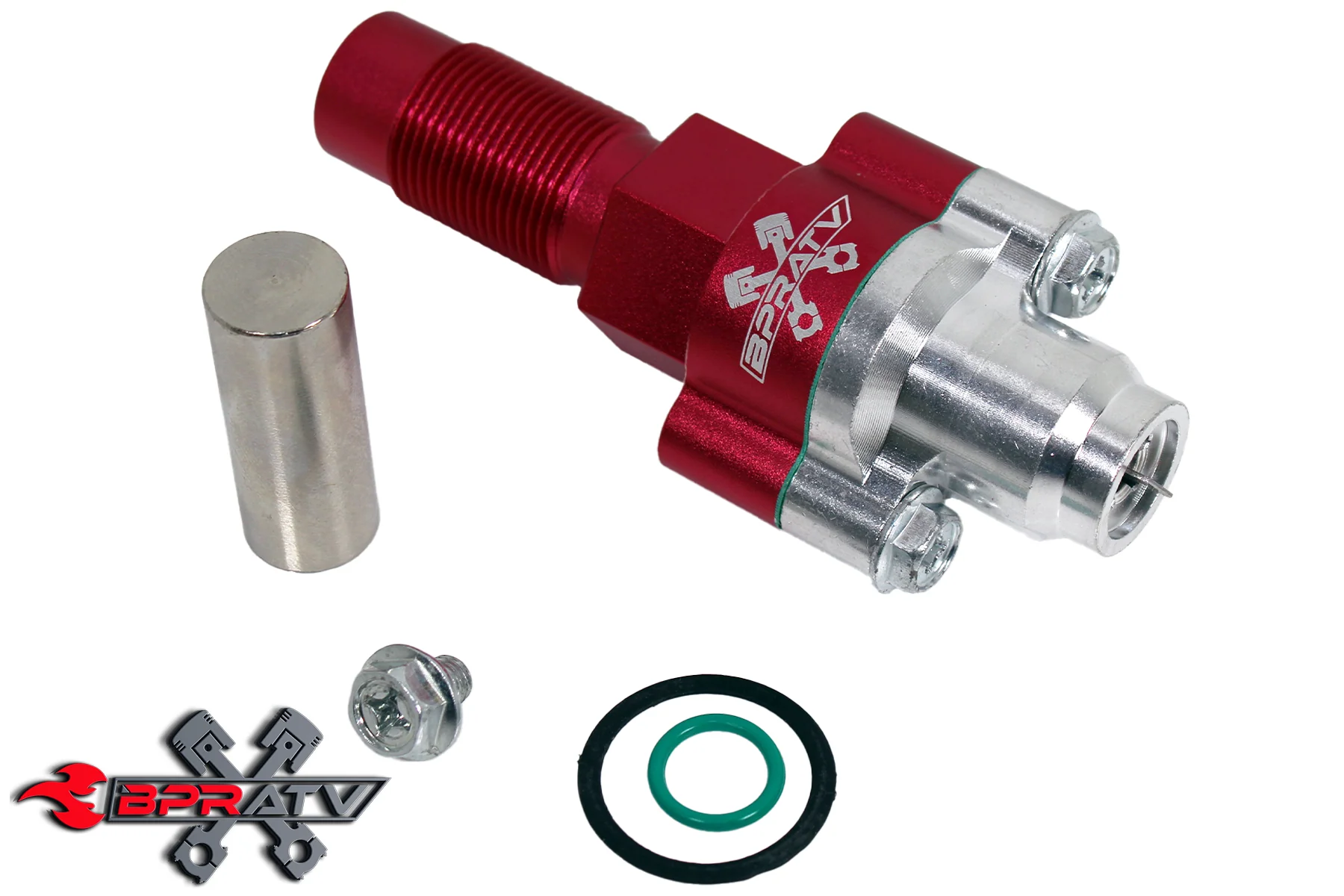 Best RZR XP 1000 Universal Cam Chain Tensioner Conversion Kit RED CNC Timing Kit - Image 10