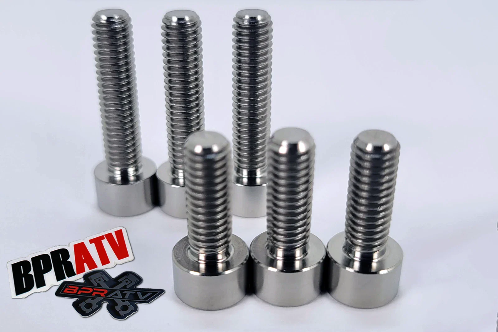 Best RZR XP 900 1000 Ti Exhaust Bolts Titanium Head Pipe Manifold Bolt Kit Set 6 - Image 4