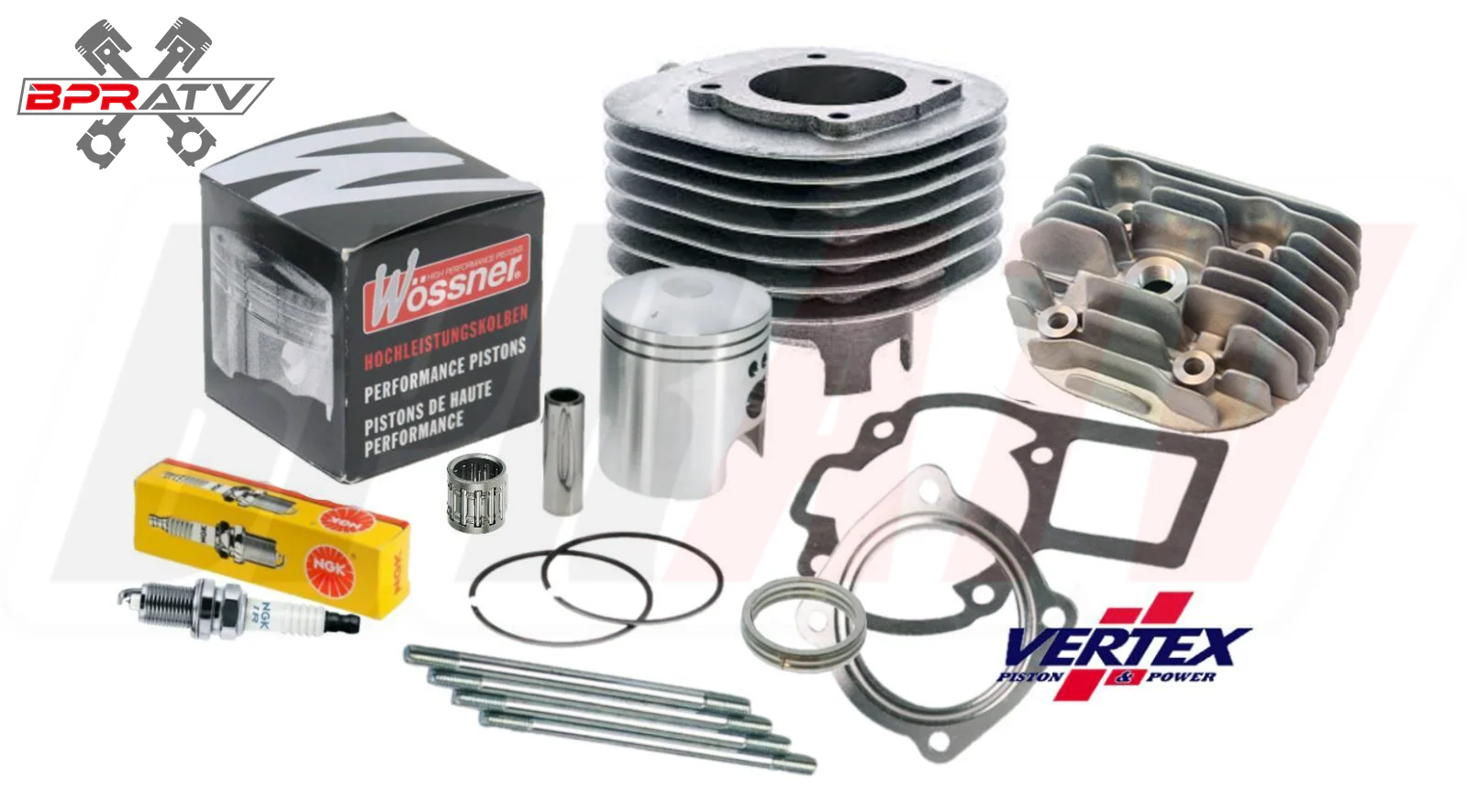 BEST Suzuki LT80 LT-80 Top End Rebuild Kit QuadSport 80 Cylinder Head Assembly - Image 5