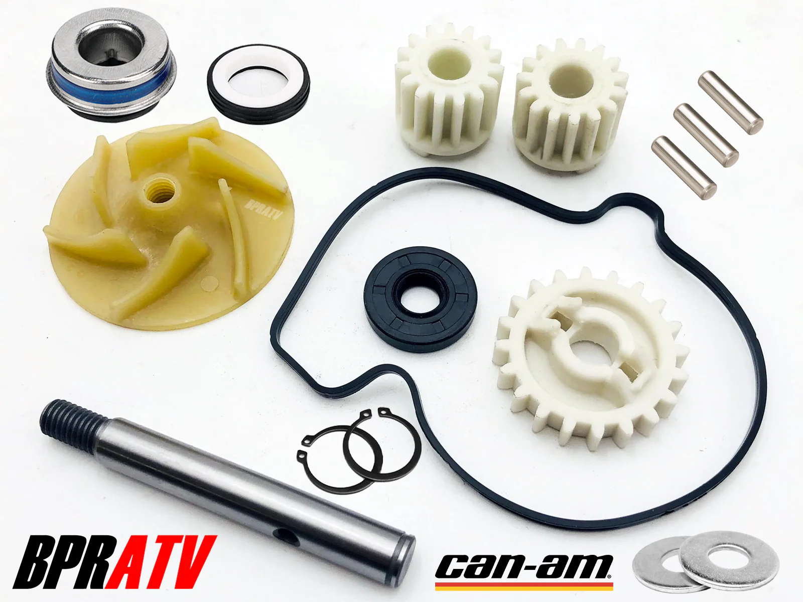 BEST Water Pump Impeller WP Rebuild Kit For Can-Am Bombardier 800 1000's UTV ATV - Image 2
