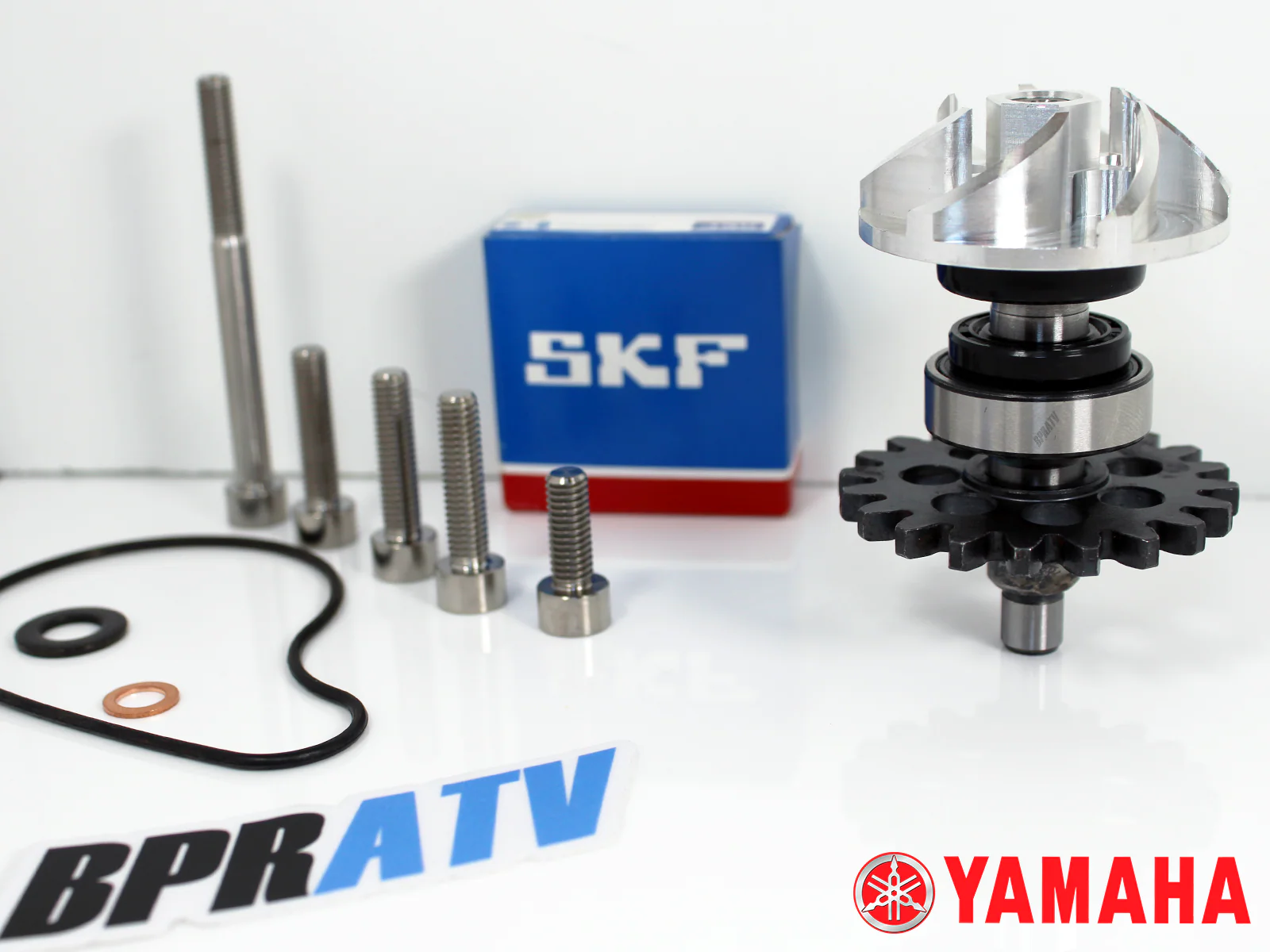 BEST WR250F WR 250F Water Pump Impeller Billet Gear Shaft Complete Rebuild Kit - Image 21