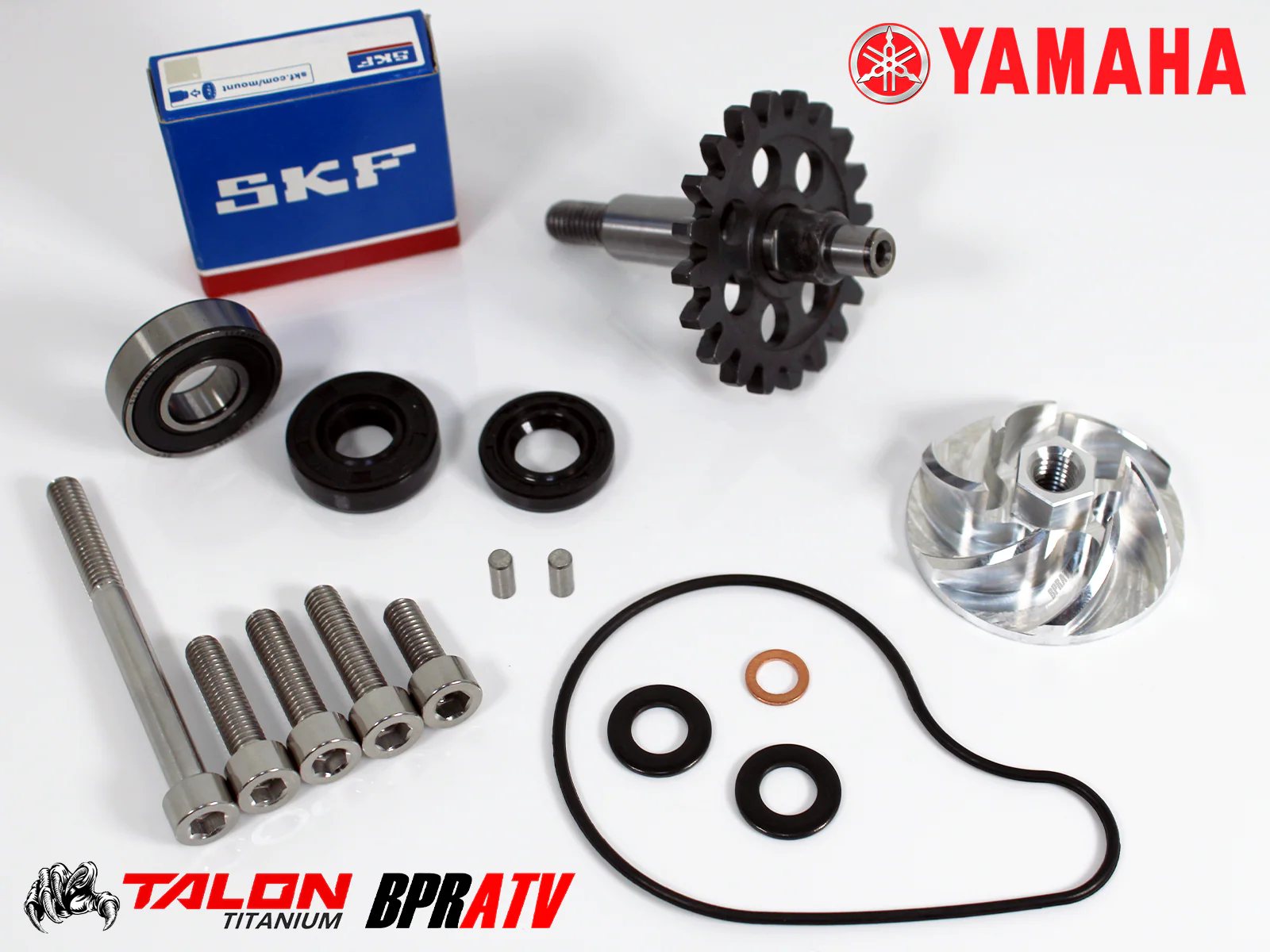 BEST WR250F WR 250F Water Pump Impeller Billet Gear Shaft Complete Rebuild Kit - Image 5