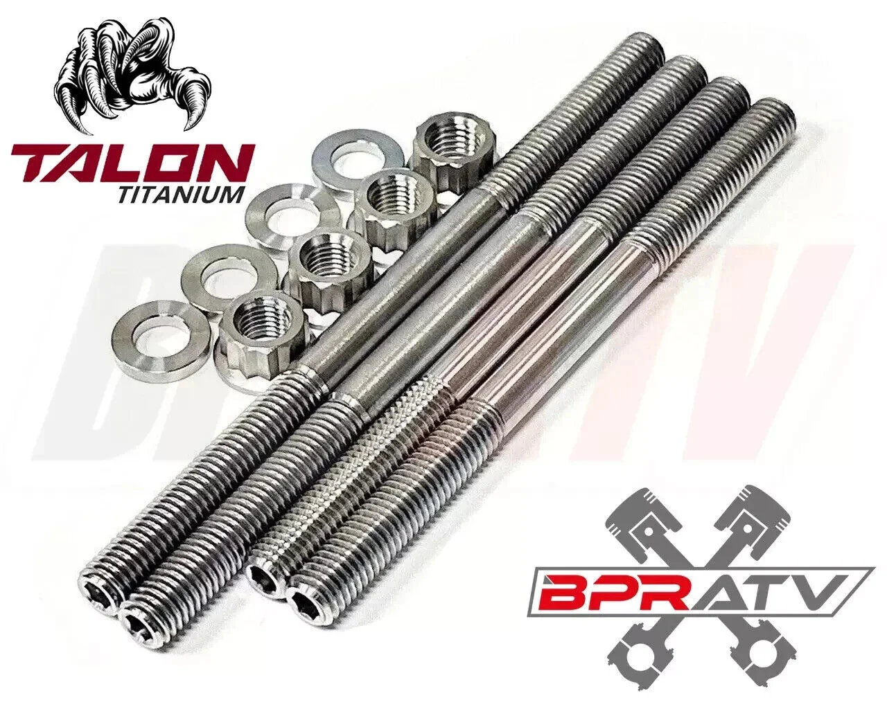 Best Yamaha Kodiak 700 Cylinder Head Stud Kit TITANIUM Cylinder Crankcase Bolts - Image 17