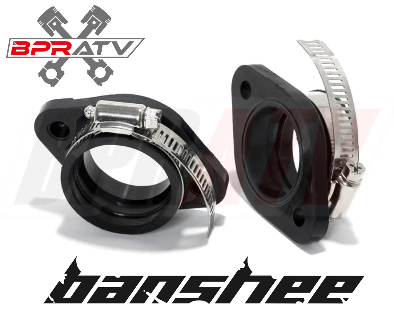Billet Intake Manifolds Kit 38 39 41 Dual Carbs Carburetors Yamaha Banshee 350 - Image 7