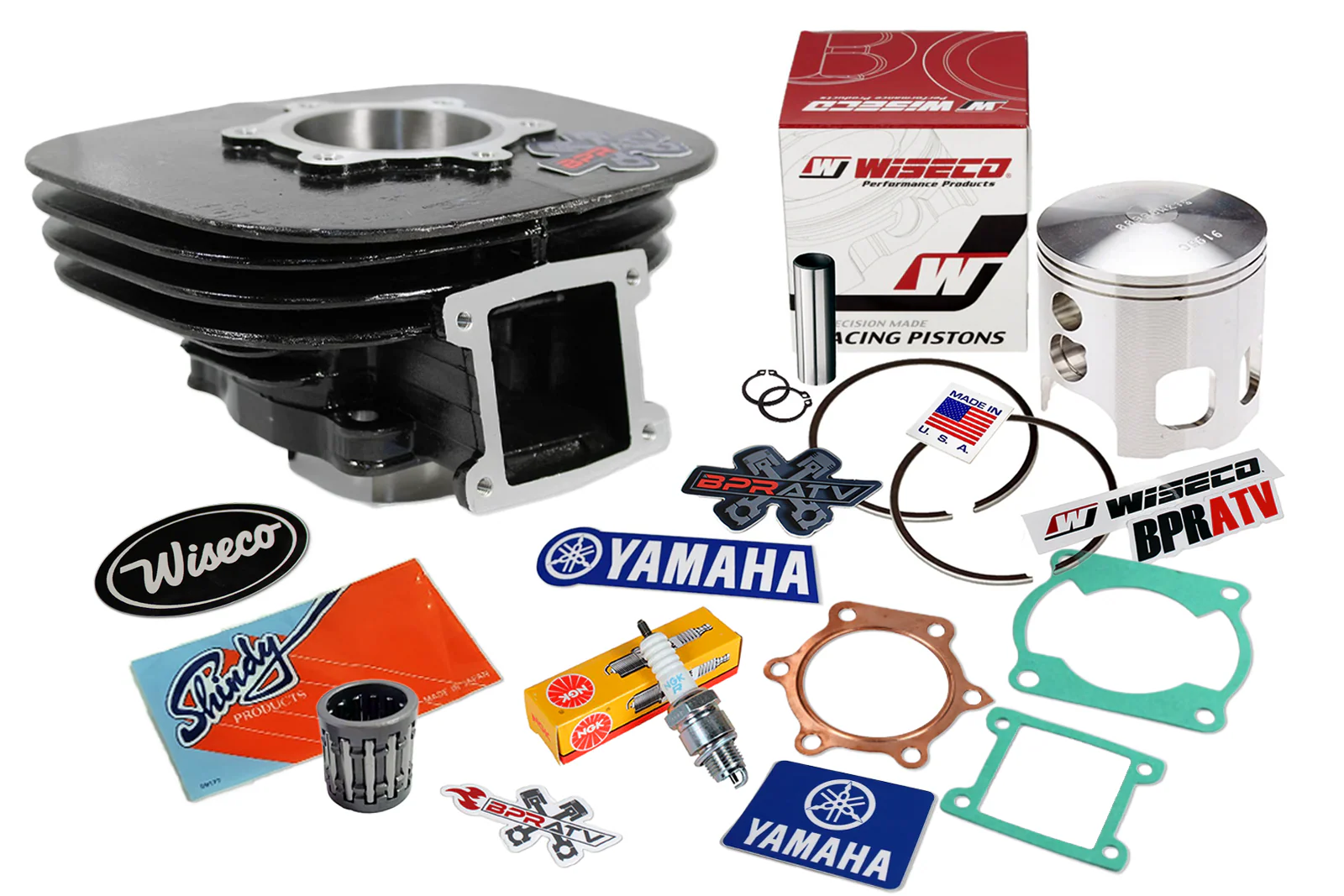 Blaster 200 66mm Cylinder Wiseco Forged Piston Kit Top End Kit Gasket Spark Plug