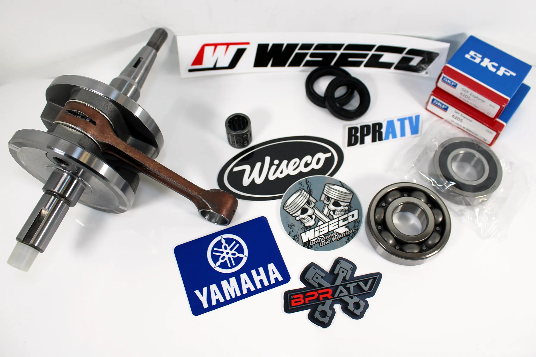 Blaster 200 Wiseco Crankshaft Kit SKF Bearings & Seals Rebuild Fit Complete NEW - Image 12