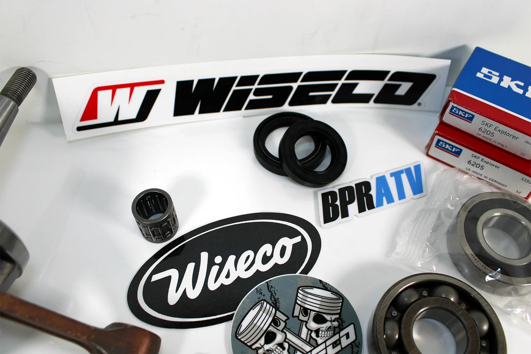 Blaster 200 Wiseco Crankshaft Kit SKF Bearings & Seals Rebuild Fit Complete NEW - Image 18