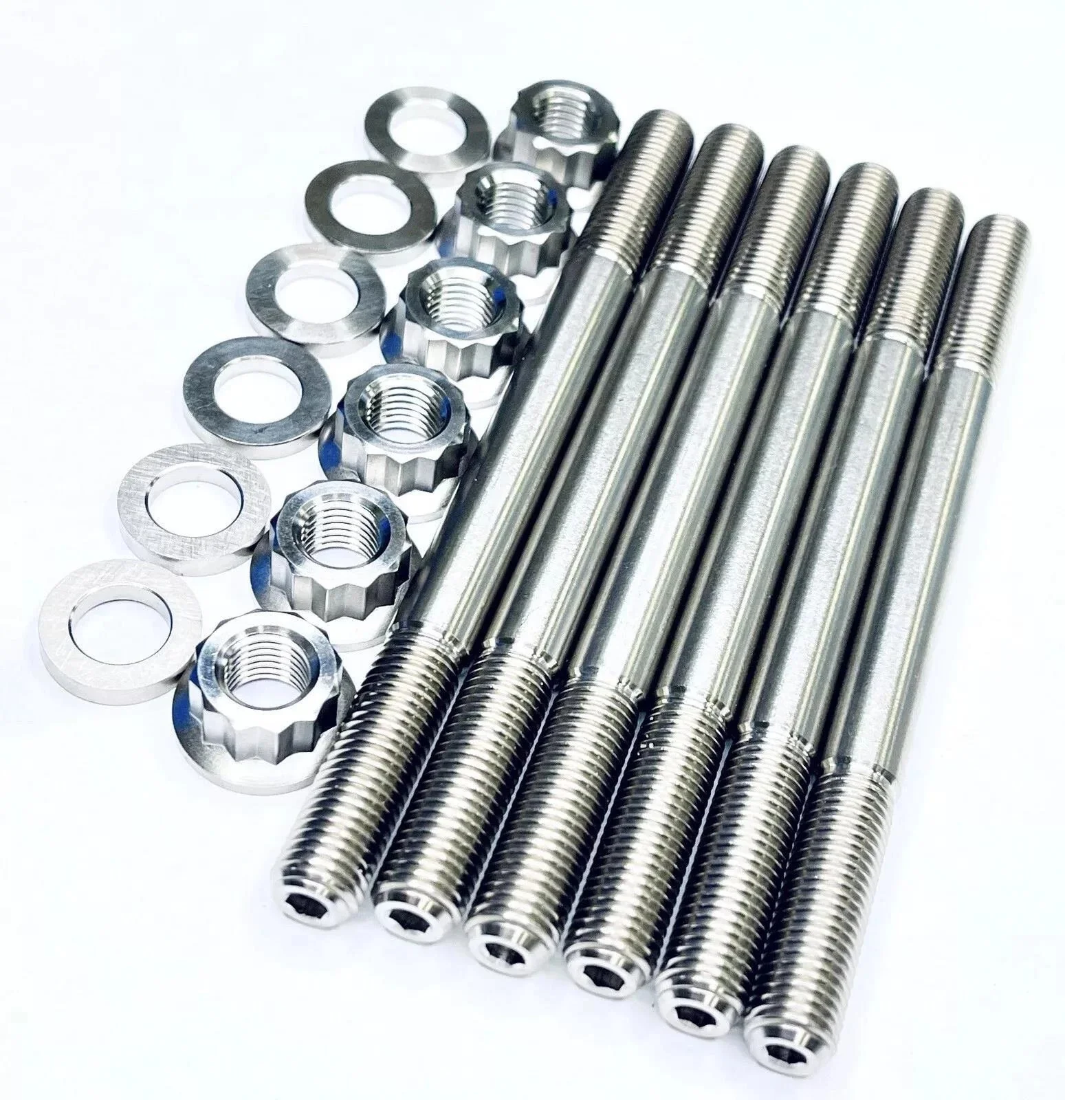 BPR Polaris RZR Sportsman 800 TITANIUM Cylinder Head Studs Ti Stud Kit Set Bolts - Image 5
