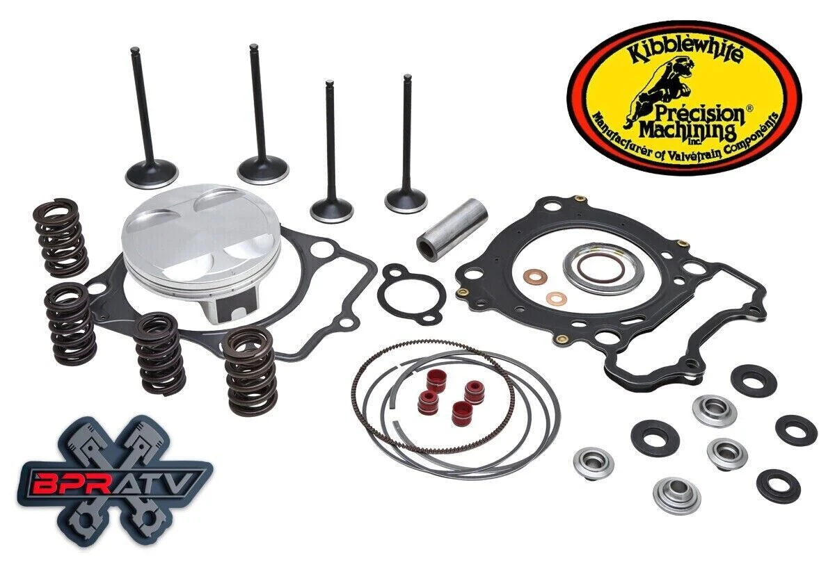 02-06 Honda CRF450R CRF 450R Kibblewhite Valves Titanium Springs Piston Cometic - Image 12